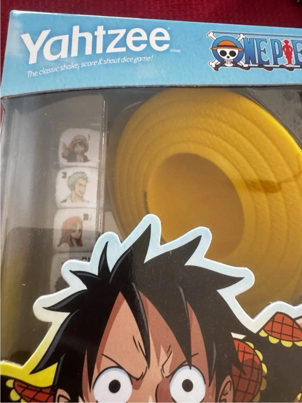 New Yahtzee One Piece Edition Fun Family Dice Game Hasbro
